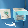 Hidden mural storage box